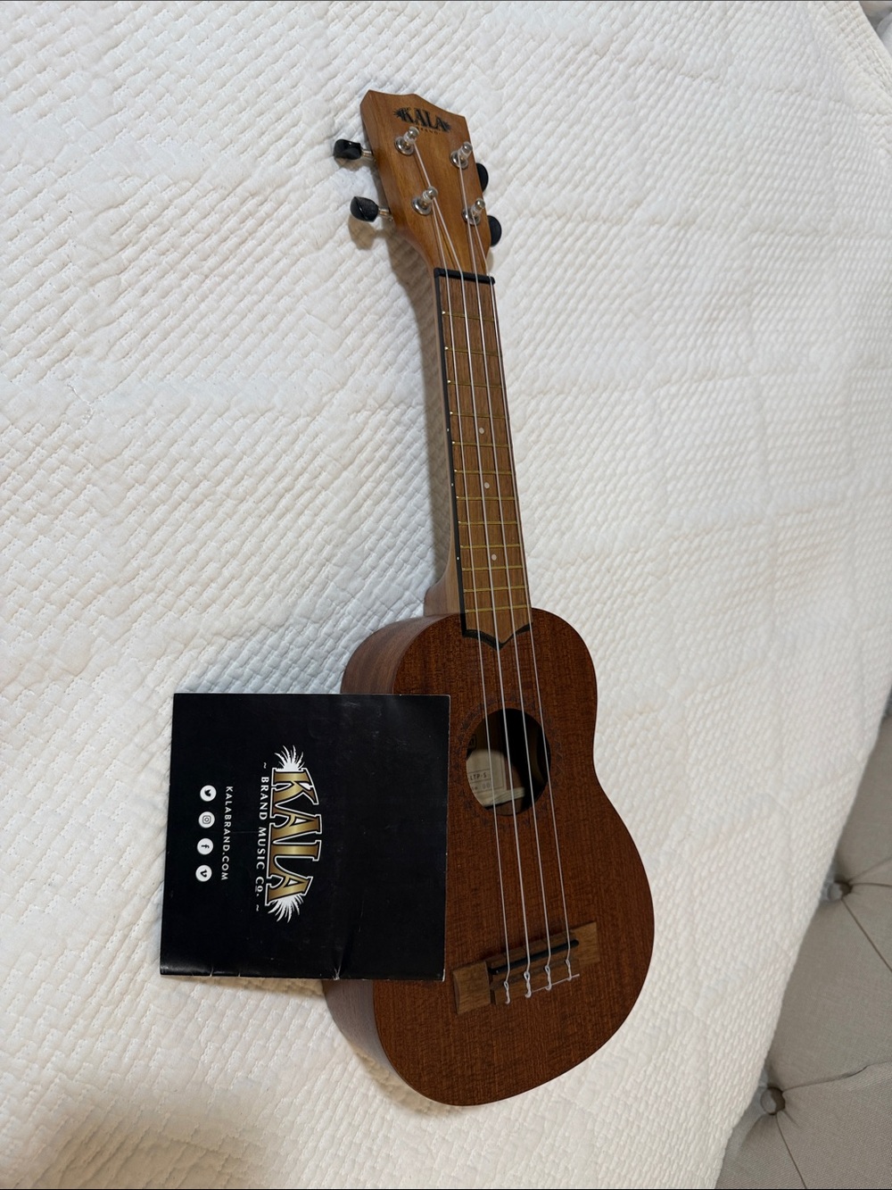 Brown Soprano Ukulele by Kala